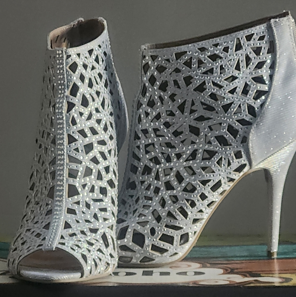 Zigi Silver Booties